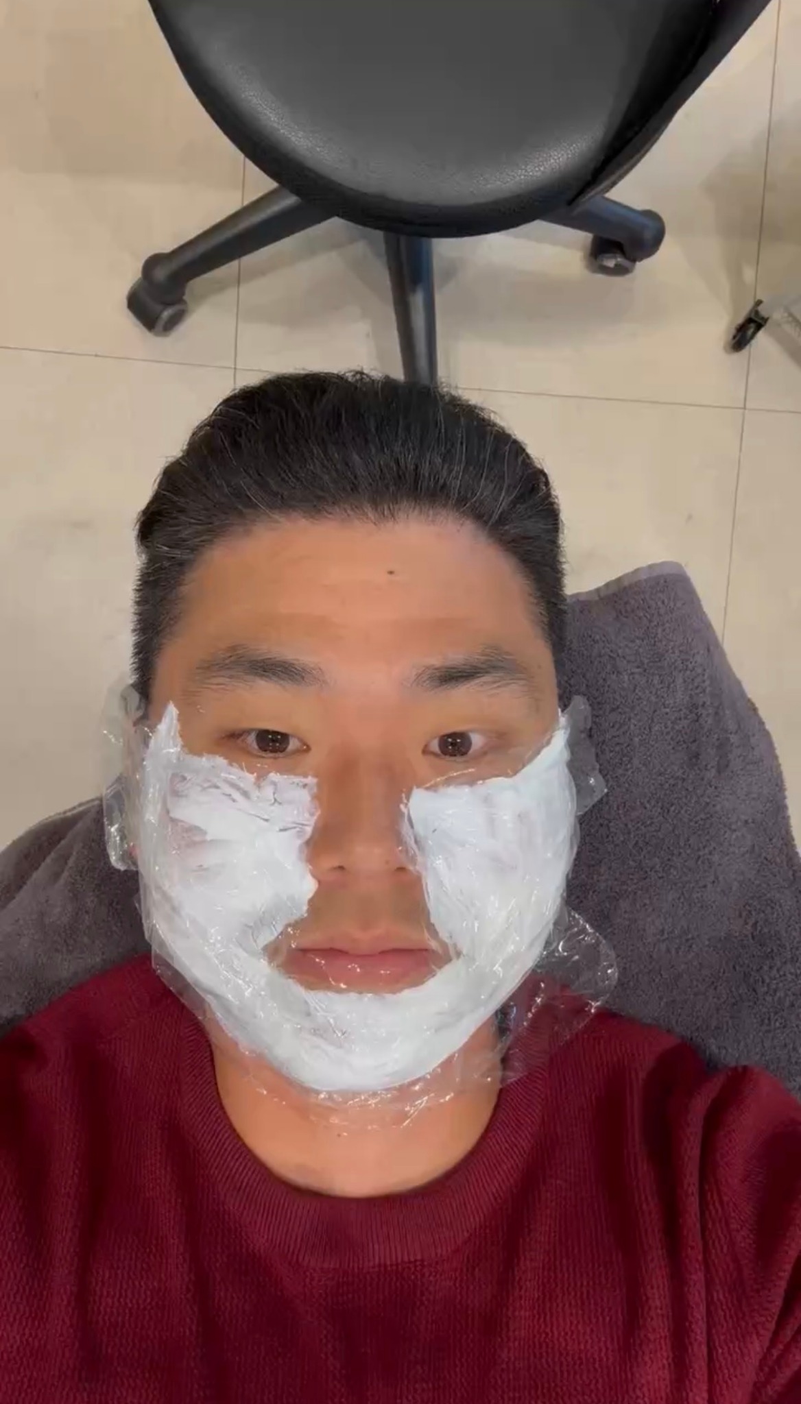 Eddie during his SEYE Clinic appointment